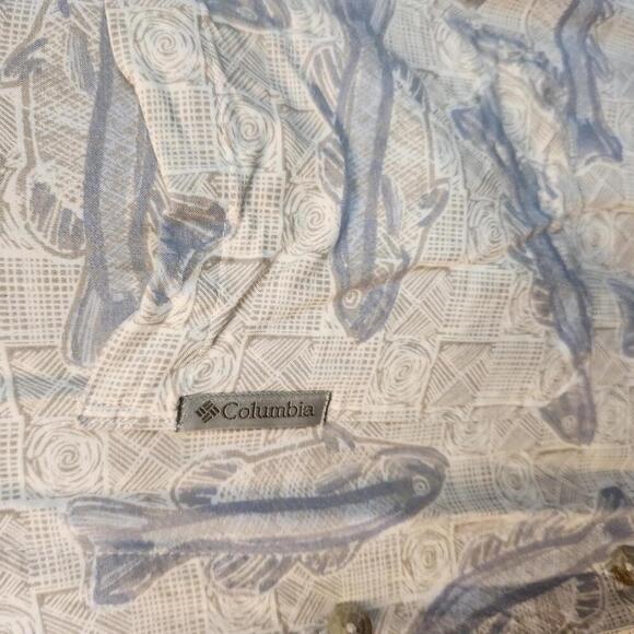 Columbia Sportswear Men's Short Sleeve Fish Shirt - Size XL - Picture 6 of 9